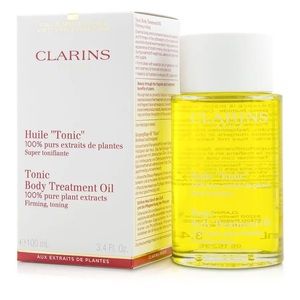 NIB 2-Pack Clarins Paris Huile Tonic Body Oil & Hydra-Essentiel Silky Cream